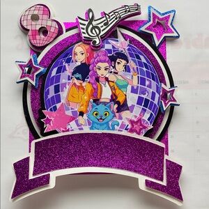 Custum Hand Made Birthday Cake Topper